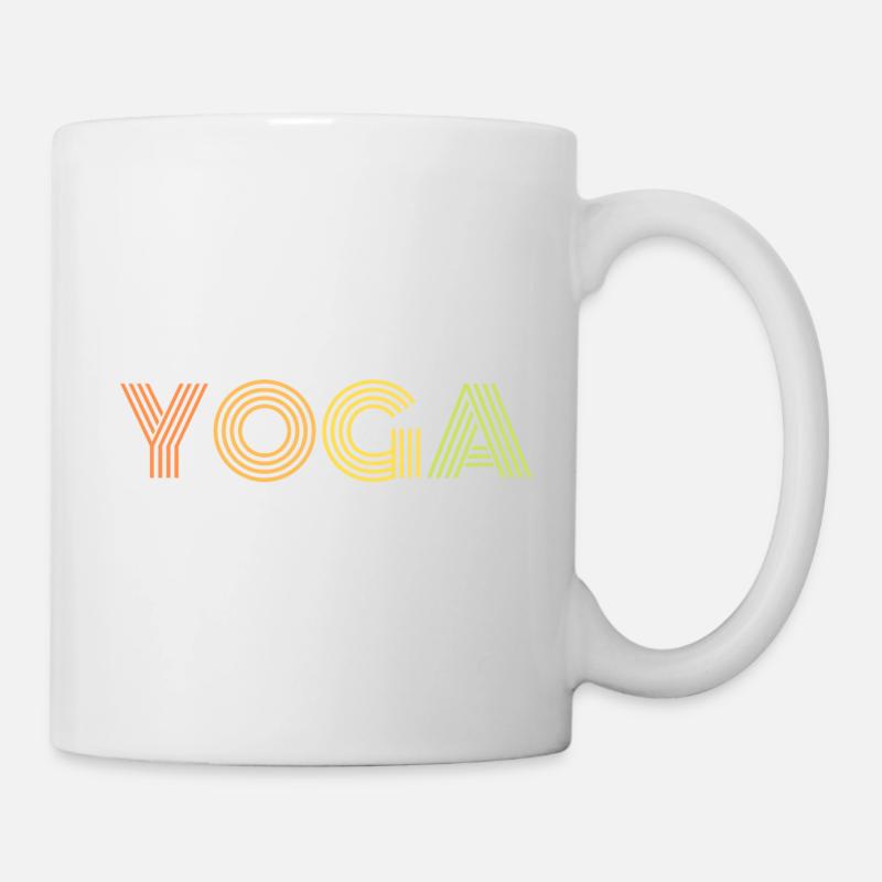 yoga - Mug blanc - blanc