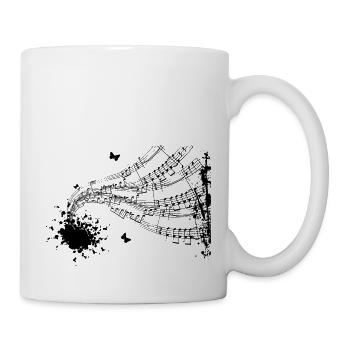 Music Scores Music Musician Sheet Music Sheet Notes - Mug - white - Right