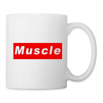 Muscle - Mug blanc - blanc - Droite