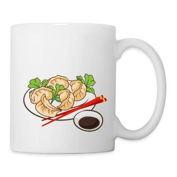 Dumplings Plate - Mug - white - Right