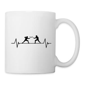 EKG Fecht Passion - Tasse - Weiß - Rechts