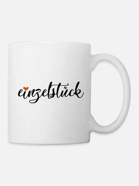 einzelstück - Tasse - Weiß