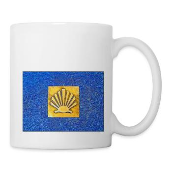 Jakobsmuschel Camino de Santiago - Tasse - Weiß - Rechts