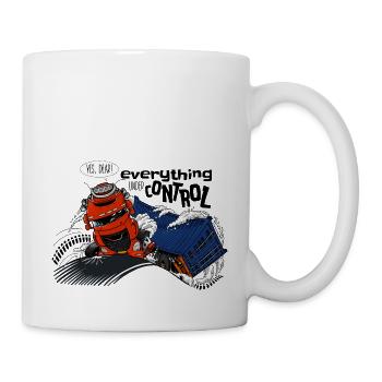 D TRUCK CONTROL AND - Mug - white - Right