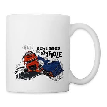 D TRUCK CONTROL EN - Mug - white - Right