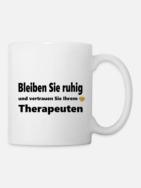 Therapeut mit Durchblick - Tasse - Weiß