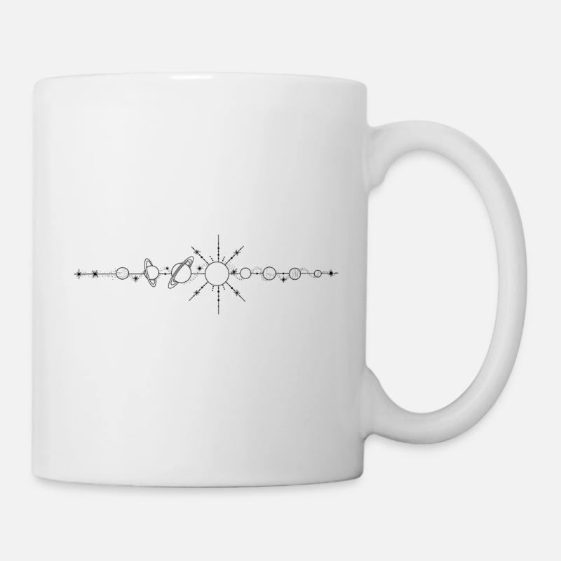 Universum - Planeten - Tasse - Weiß