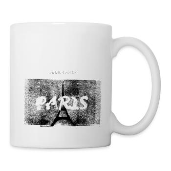 addicted to PARIS - Tasse - Weiß - Rechts