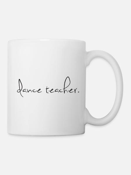 Professeur de danse Dance Teacher Inscription - Mug blanc - blanc