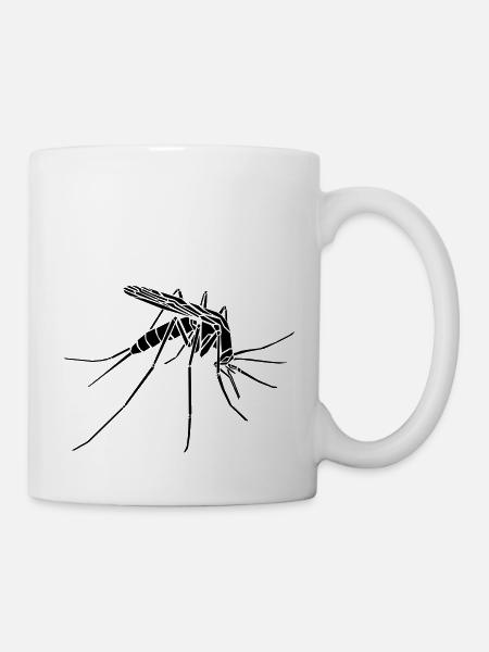 Mücke / Mosquito - Tasse - Weiß
