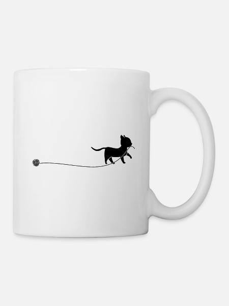 Kätzchen - Tasse - Weiß