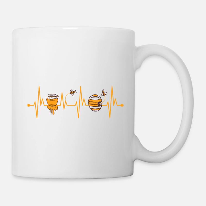 Imker Puls Bienen - Tasse - Weiß