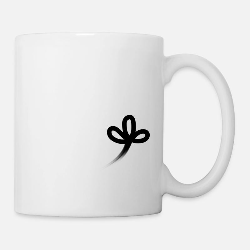 three shamrocks - Mug - white
