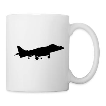 British military Royal Air Force, Harrier AV-8b. - Mug blanc - blanc - Droite