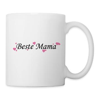 Beste Mama - Tasse - Weiß - Rechts