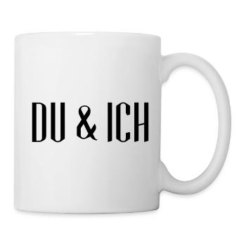DU & ICH - Designer - Tasse - Weiß - Rechts