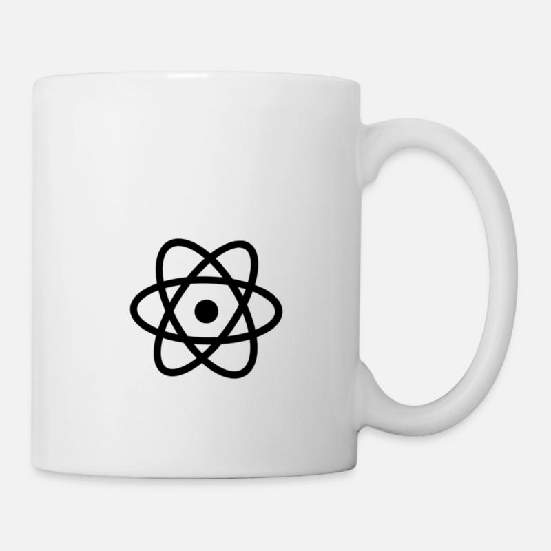 Physik Atom - Tasse - Weiß