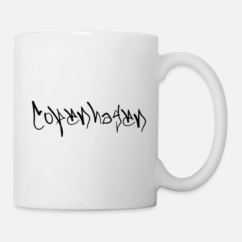kopenhagen Straße - Tasse - Weiß