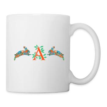 lapins e 4 a - Mug blanc - blanc - Droite
