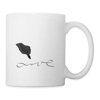 Zeichnen Liebe - Tasse - Weiß - Rechts