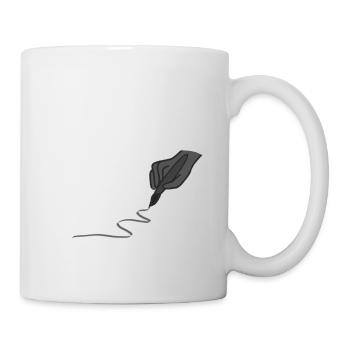 Zeichnen Pinsel - Tasse - Weiß - Rechts