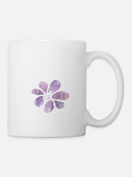 Blüte Blume - Tasse - Weiß