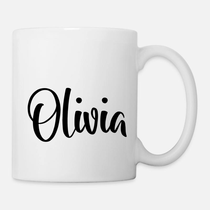 Nom - Olivia - Mug blanc - blanc