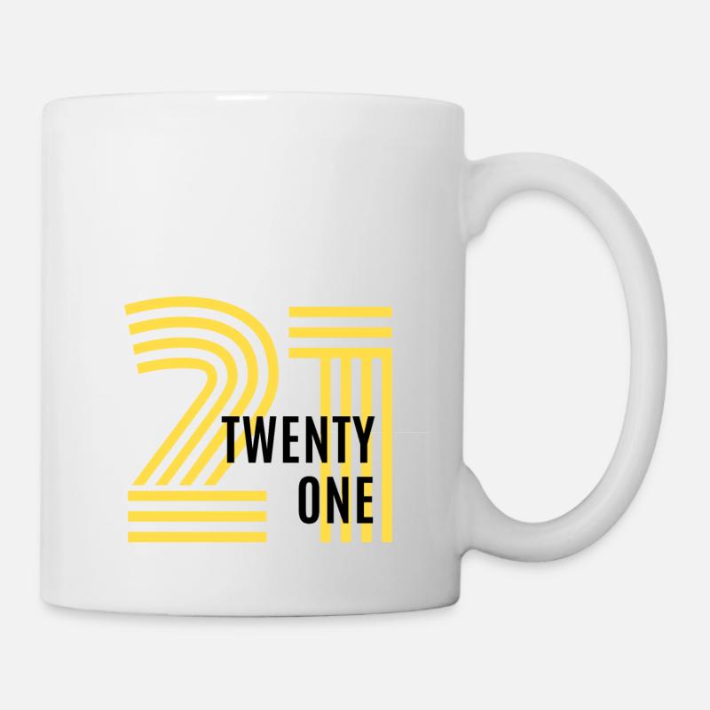 Celebrating Your 21st Birthday - Mug - white