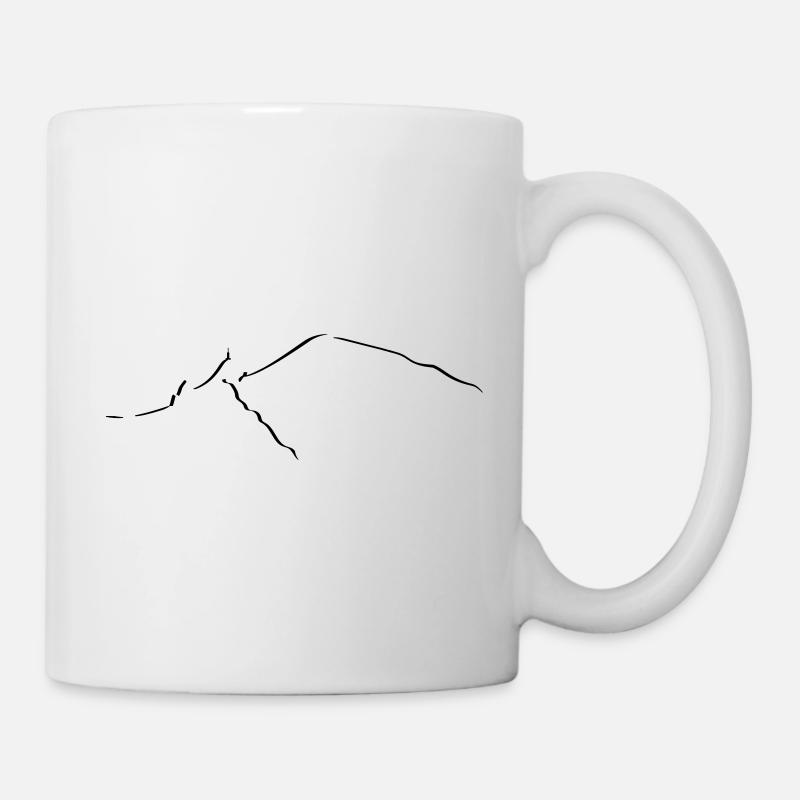 Chamonix Mont blanc Leewarddesign - Tasse - Weiß