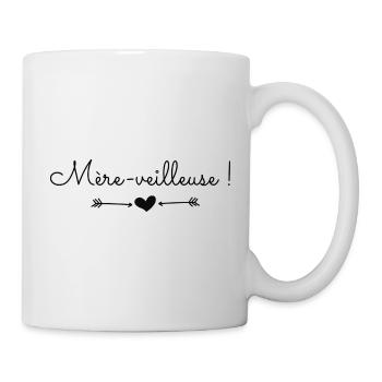 Mère veilleuse - Mug blanc - blanc - Droite