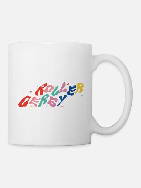 Roller Derby - Mug blanc - blanc