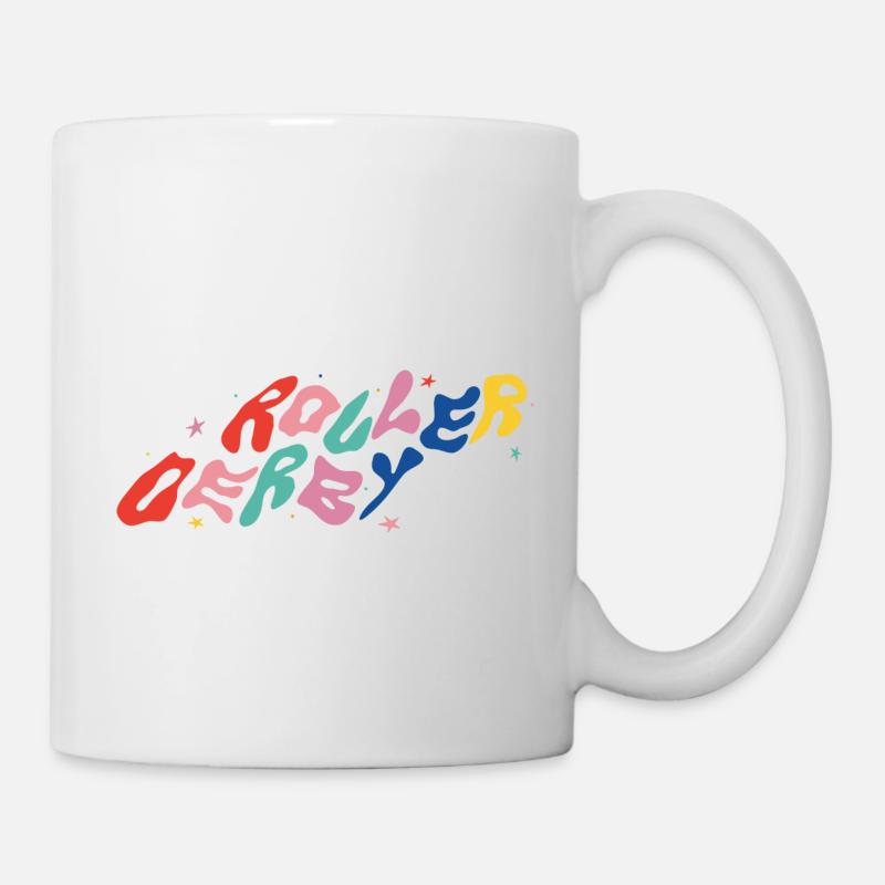 Roller Derby - Tasse - Weiß