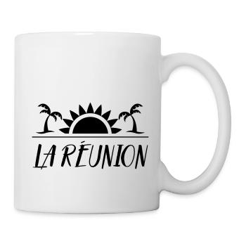 La Réunion 974 - Mug blanc - blanc - Droite