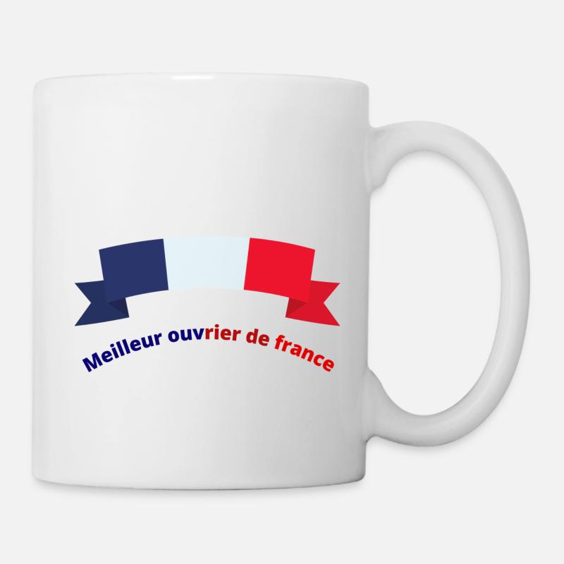 meilleur ouvrier de France - Mug blanc - blanc