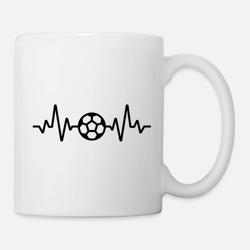 Fußball - Tasse - Weiß