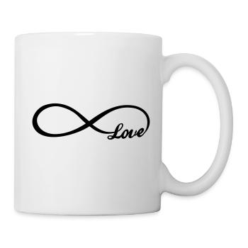 Infinity Love You T-Shirt - Mug - white - Right