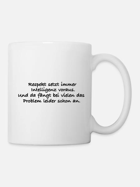 Intelligenz - Tasse - Weiß