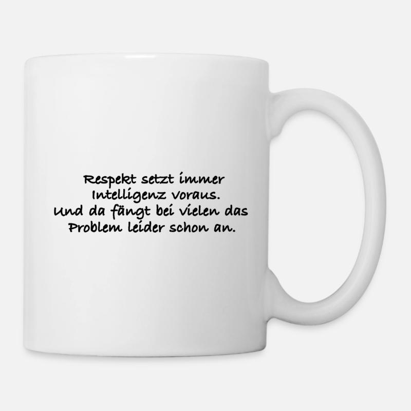 Intelligenz - Tasse - Weiß