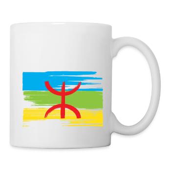 Amazigh flag (Amazigh inside) - Mug - white - Right