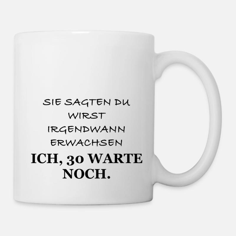 30. Geburtstag - Tasse - Weiß