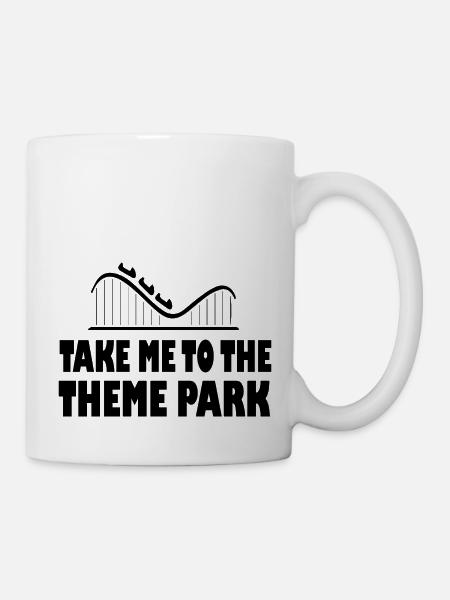 Rollercoaster Achterbahn - Tasse - Weiß