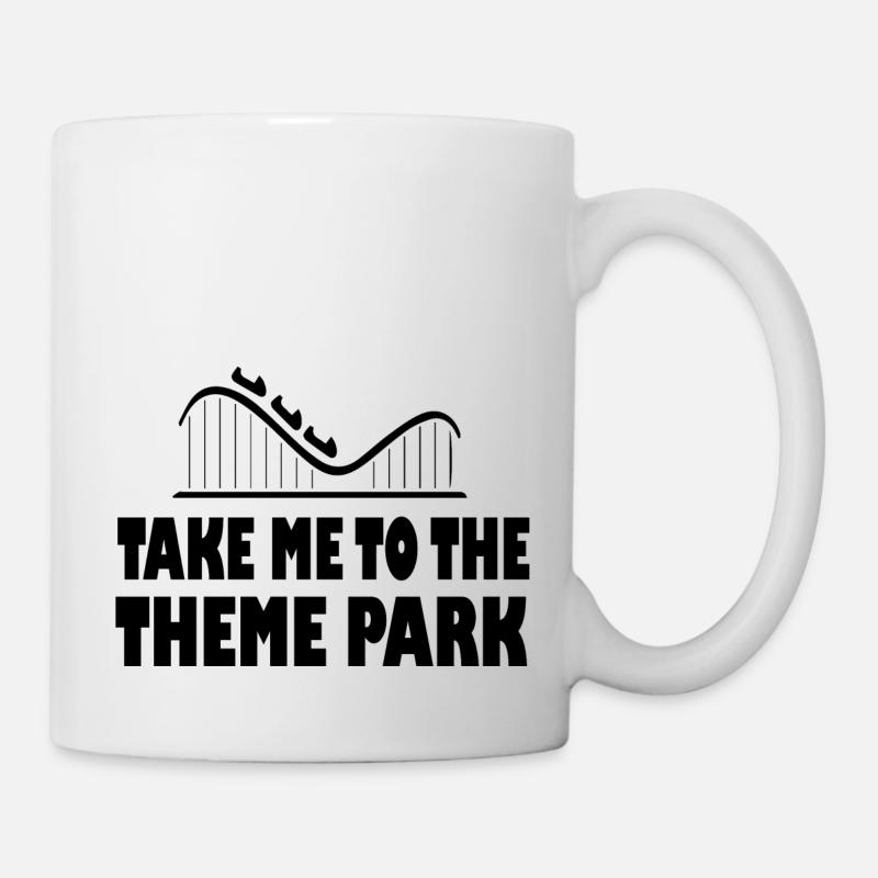 Rollercoaster Achterbahn - Tasse - Weiß