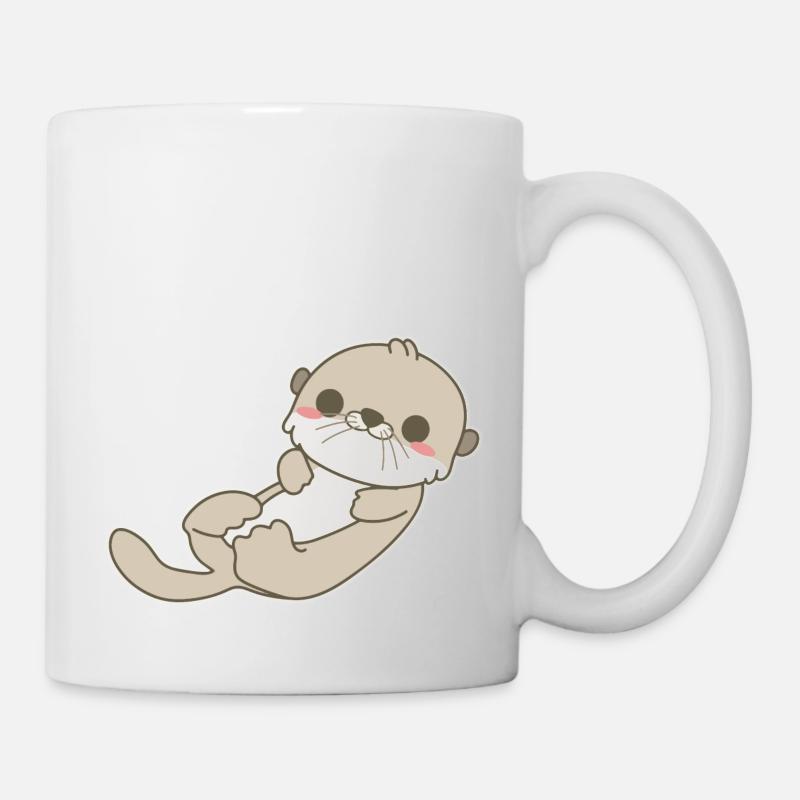 Otter - Tasse - Weiß