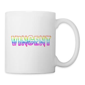 vincent rs rainbow - Mug - white - Right