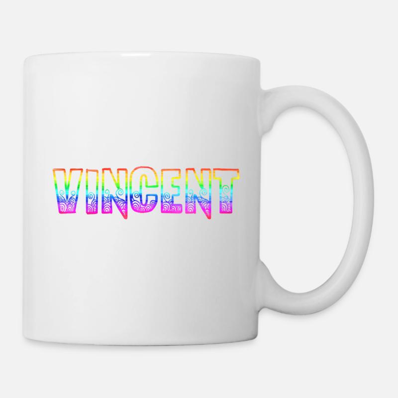 vincent rs regenbogen - Tasse - Weiß