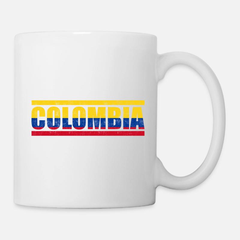 Kolumbien - Tasse - Weiß