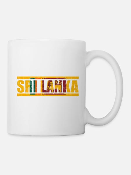 Sri Lanka - Mug blanc - blanc