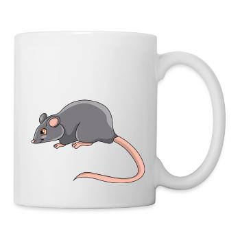 Rat - Mug blanc - blanc - Droite