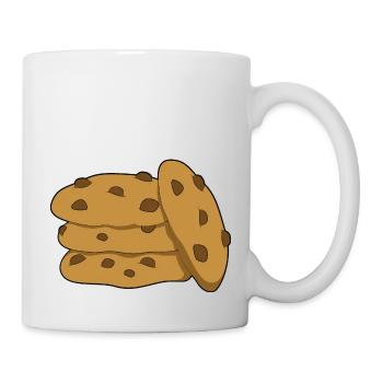 Cookie - Tasse - Weiß - Rechts