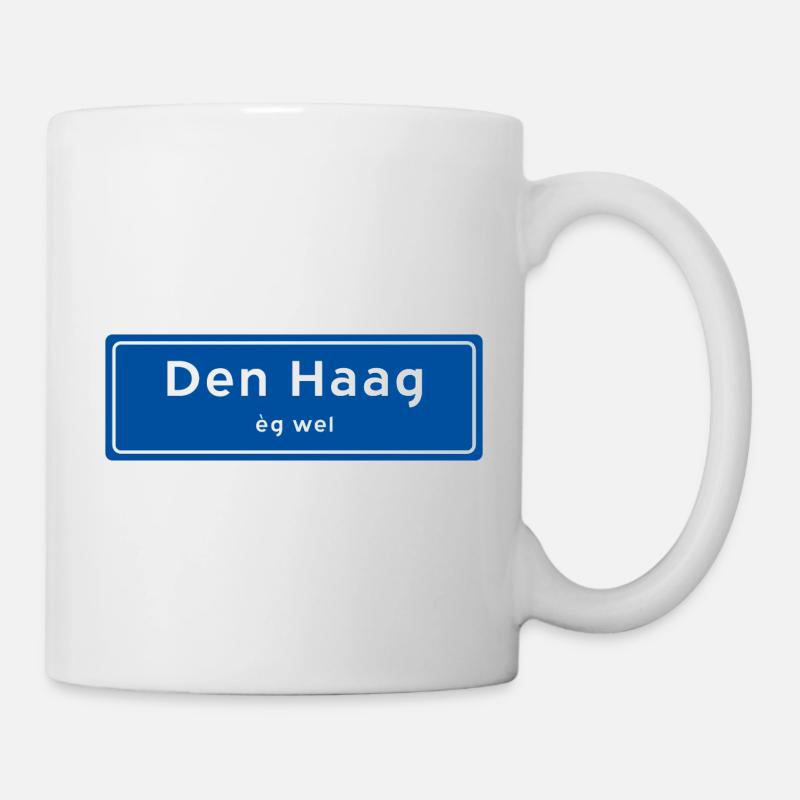 The Hague place name sign - Mug - white